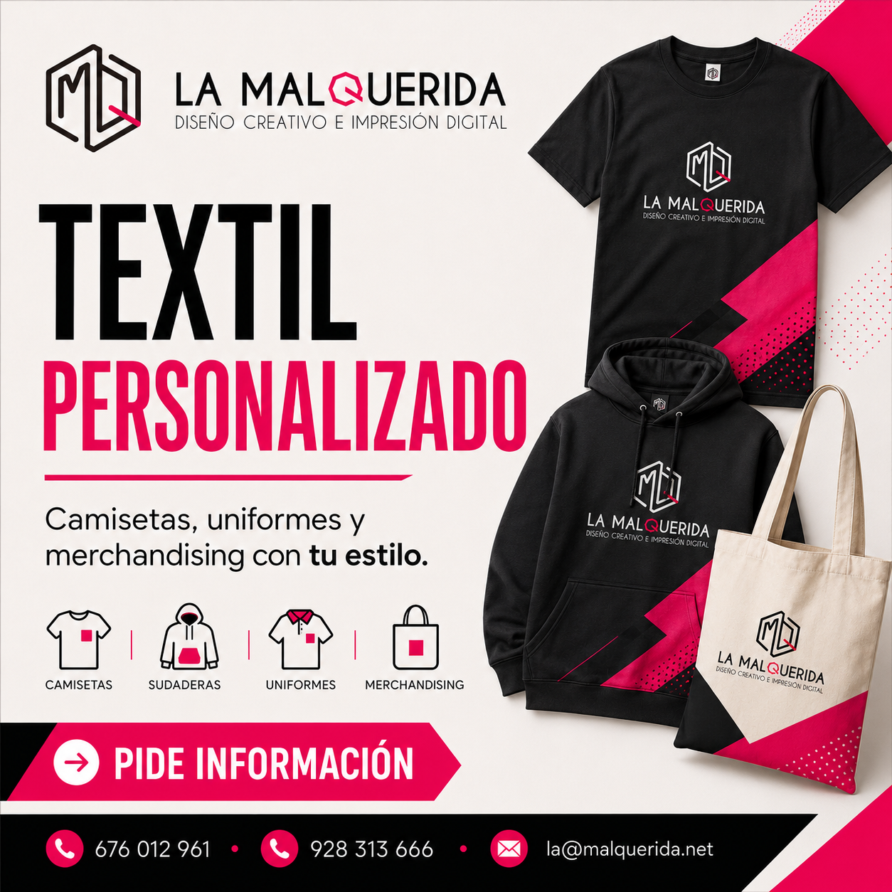 Diseño y estampado textil personalizado